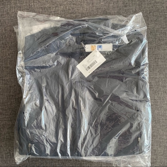 North END NWT Basic Navy Micro Fleece Full Zip Stretch Sweater Lightweight - Picture 6 of 16